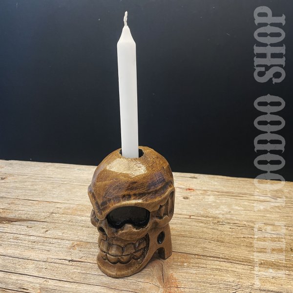 Voodoo Skull Kerzenstnder