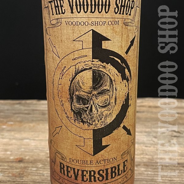 Voodoo Glaskerze Reversible